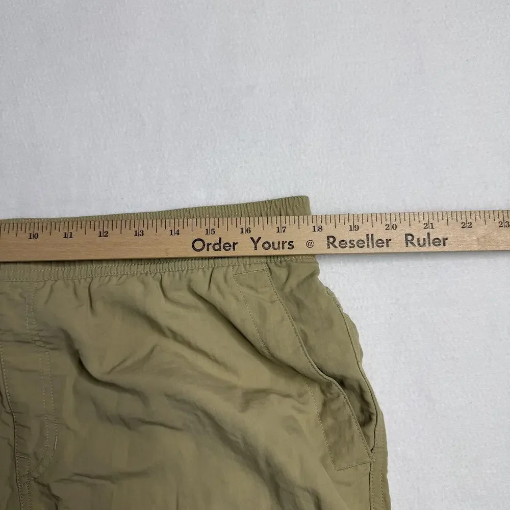 North Face Swim Trunks Mens Large Beige Lined Elastic Waist Pockets Beach